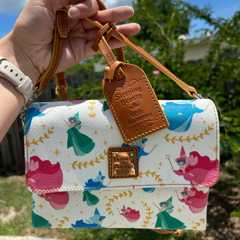 Limited Edition Dooney & Bourke Disney 60thAnniversary Sleeping Beauty Crossbody